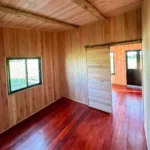 Habitación de la cabaña de madera Vistas de 44m²