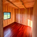 Habitación de la cabaña de madera Vistas de 44m²