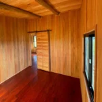 Habitación de la cabaña de madera Vistas de 44m²